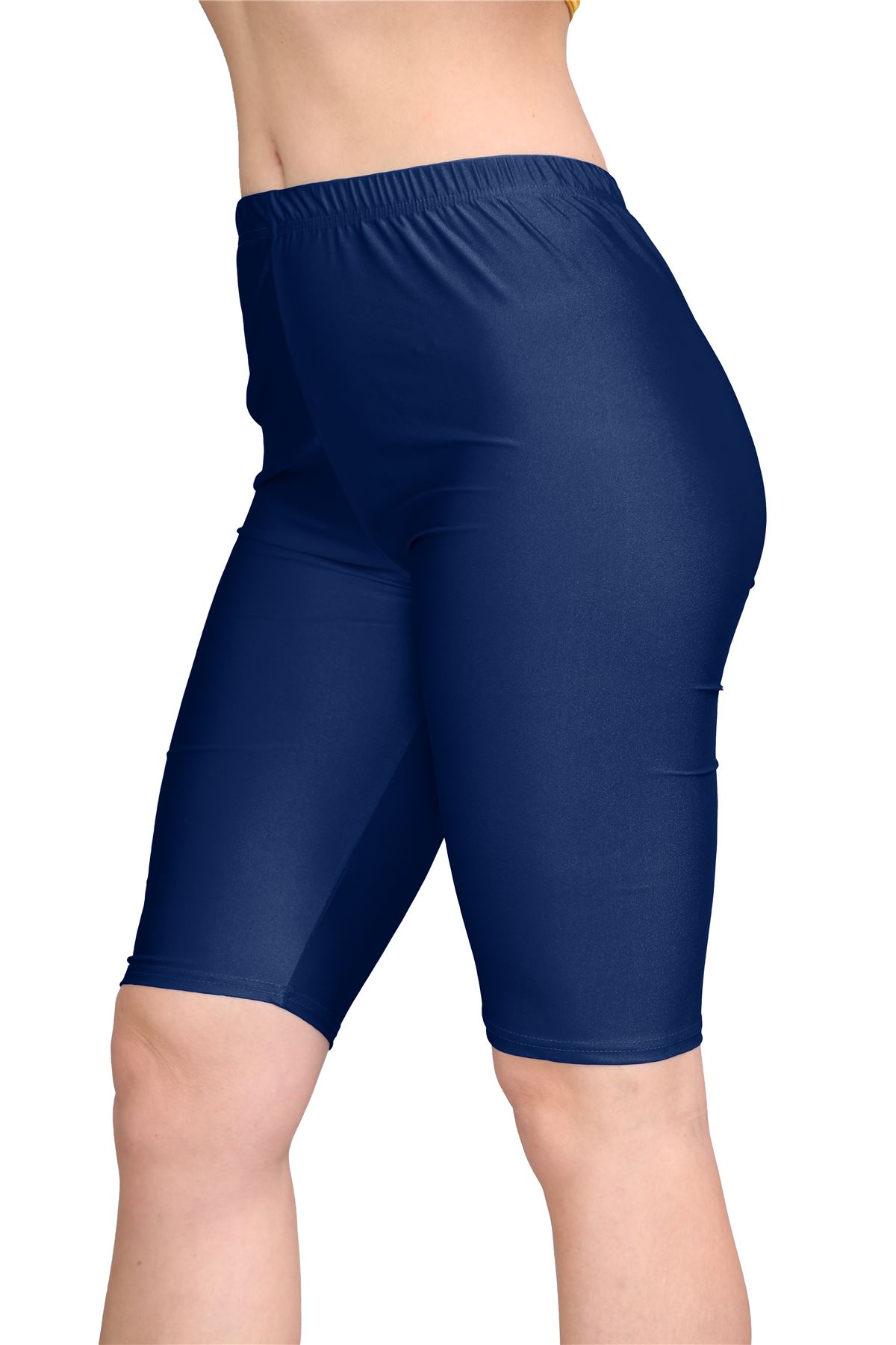 Damas Pantalones Cortos de Ciclismo Lisos Estirados Lycra Brillante Gimnasio Yoga Baile Pantalones Cortos - Imagen 54 de 100