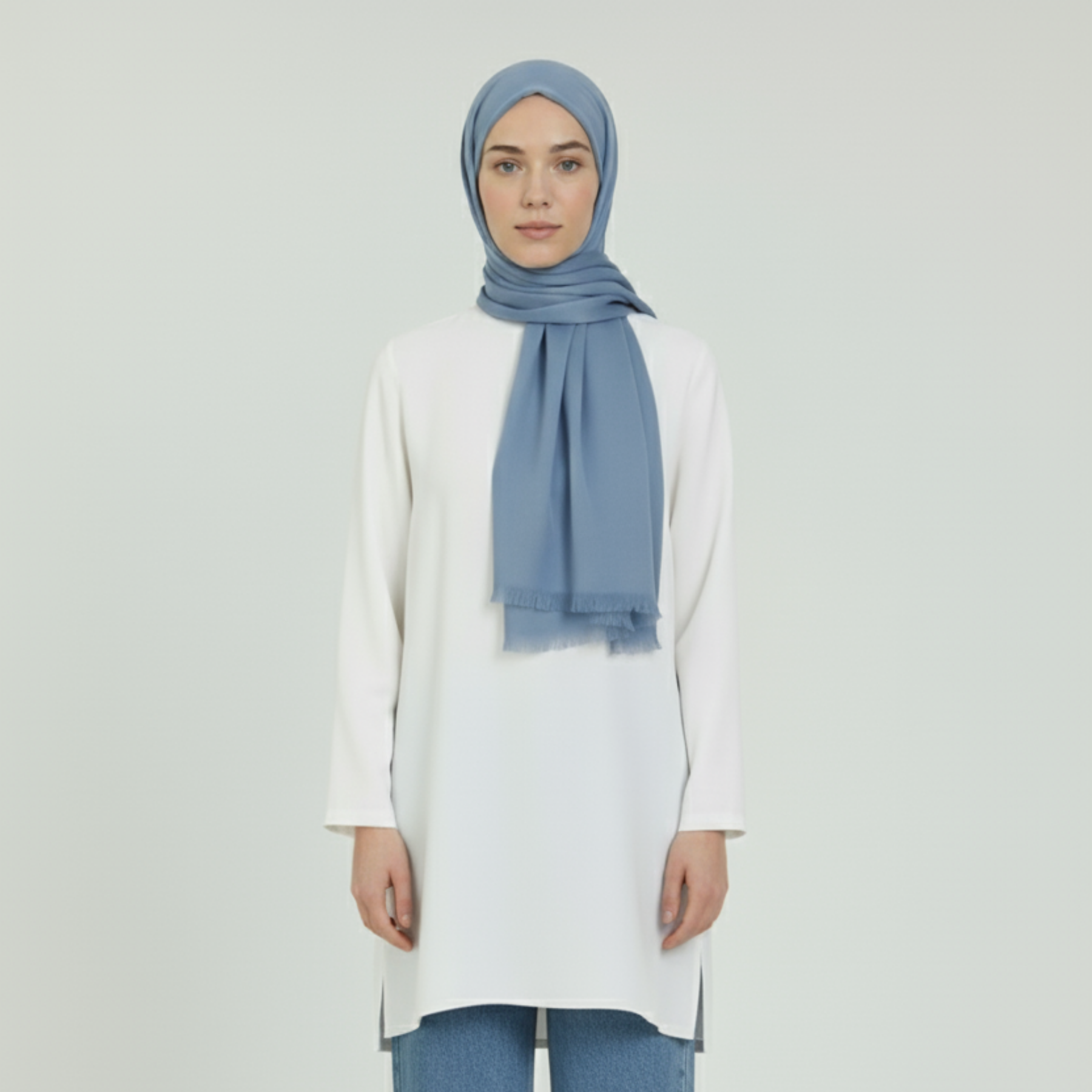 Baumwolle Modal Hijab Frauen Muslim Uni Schal Weich Halstuch Stola Islamisches Kopftuch - Bild 130 von 183