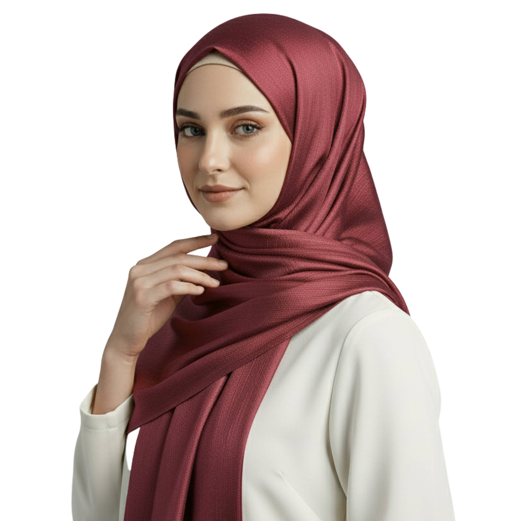 Womens Paper Silk Hijab Satin Silk Head Scarf Long Muslim Head Cover Wrap Shawl - Picture 93 of 99