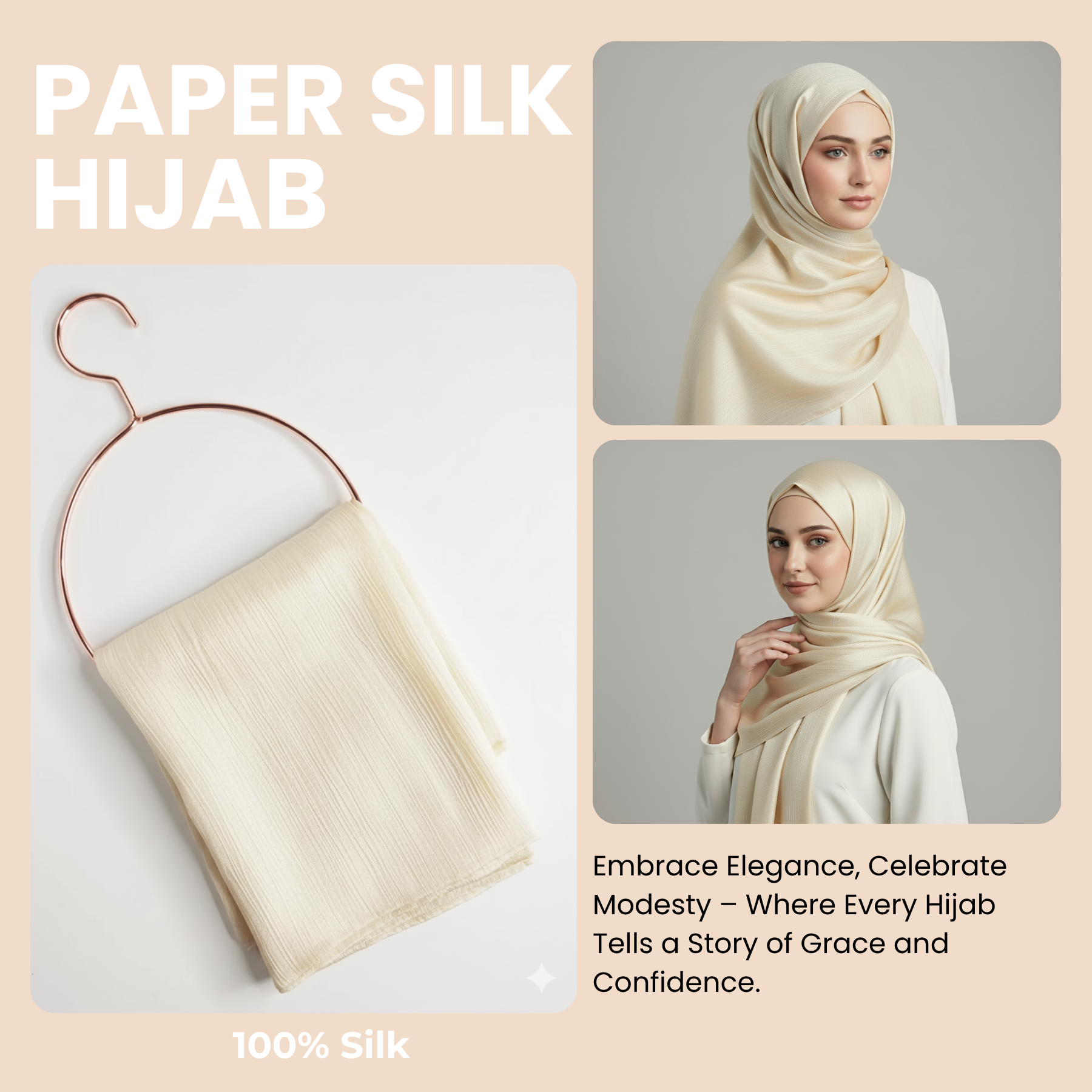 Womens Paper Silk Hijab Satin Silk Head Scarf Long Muslim Head Cover Wrap Shawl - Picture 39 of 99