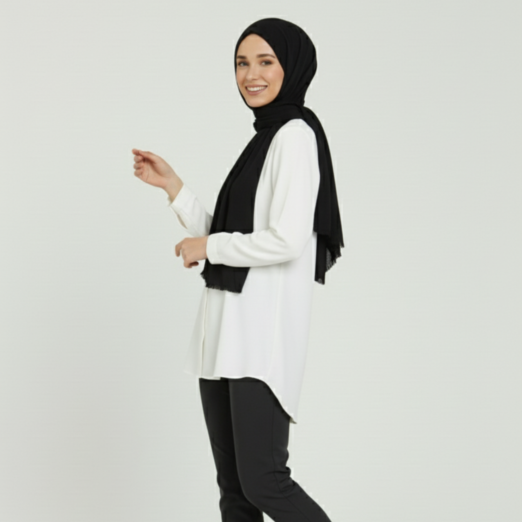 Baumwolle Modal Hijab Frauen Muslim Uni Schal Weich Halstuch Stola Islamisches Kopftuch - Bild 21 von 183