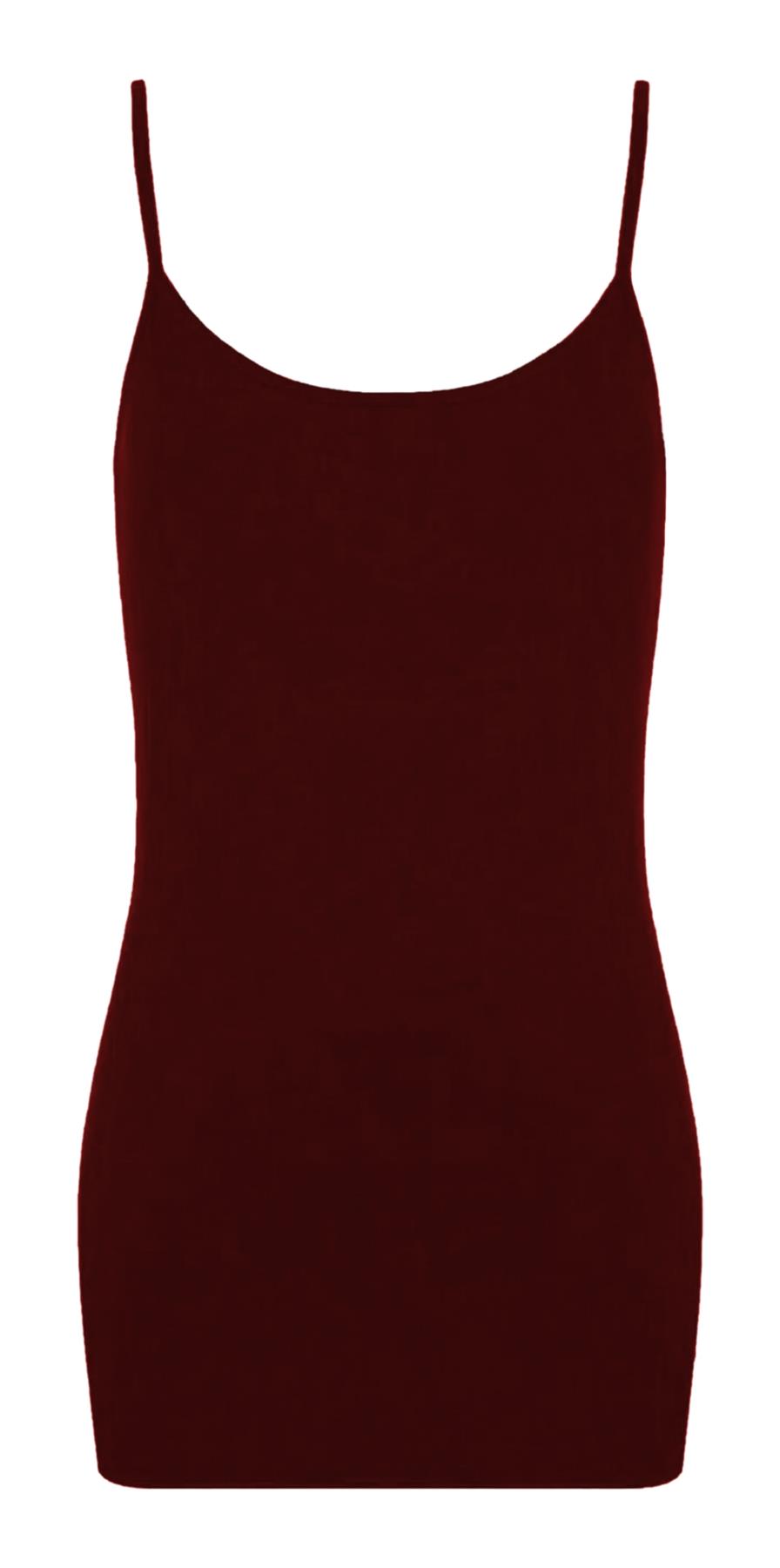 Womens Cami Bodycon Mini Dress Plain Strappy Vest Summer Tank Top Mini Dress - Picture 121 of 127