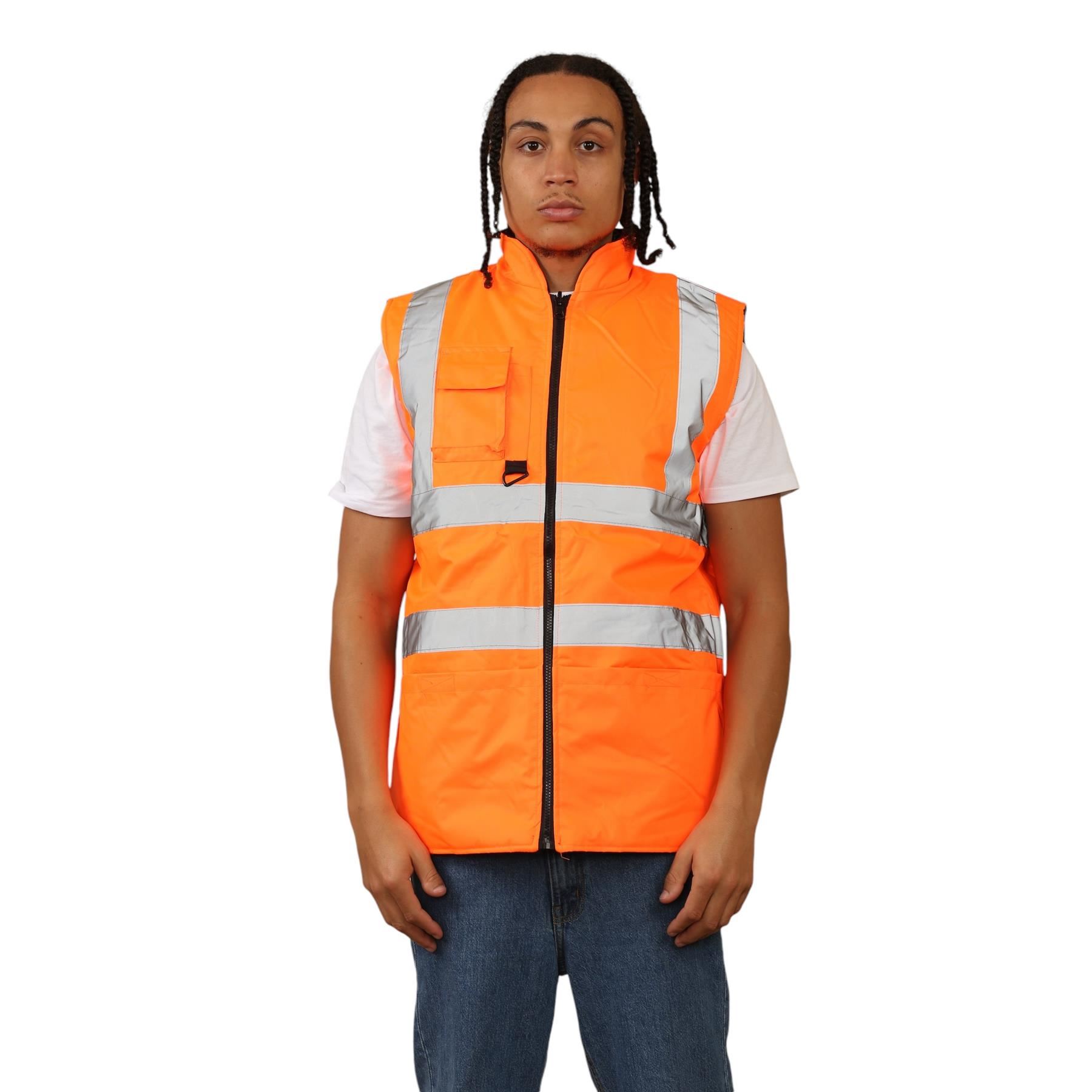 Chaleco reversible impermeable de alta visibilidad para hombre - Imagen 2 de 26