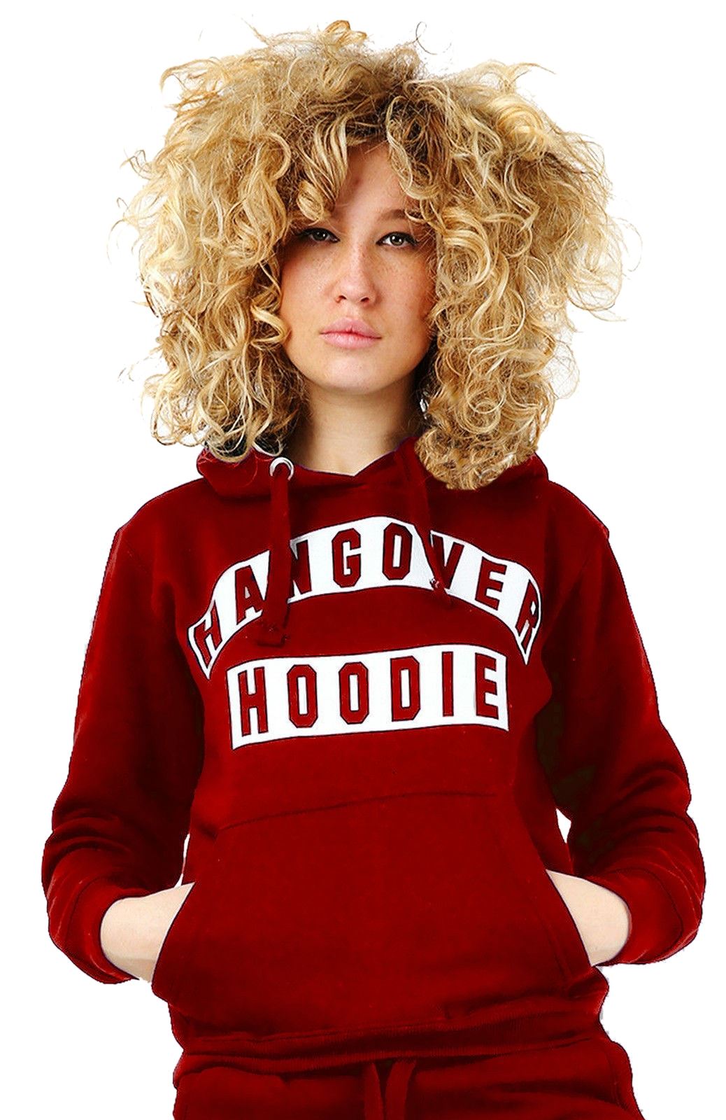 Mesdames HANGOVER hoodies dames à manches longues imprimé taille femme sweat top 8-14 Mesdames HANGOVER hoodies dames à manches longues imprimé taille femme sweat top 8-14