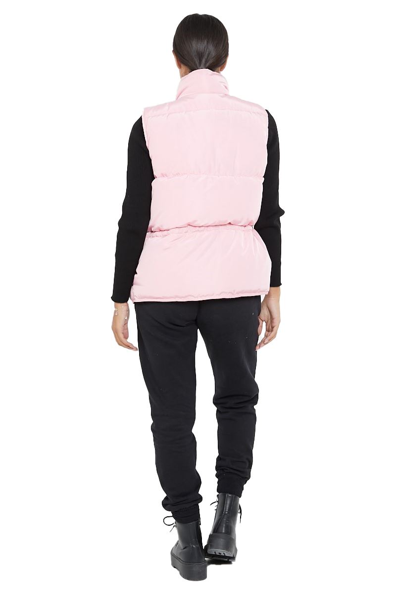 Damas Mujeres Chaleco Acolchado Acolchado Chaqueta Chaleco Invierno Abrigo Calentador de Cuerpo - Imagen 5 de 17