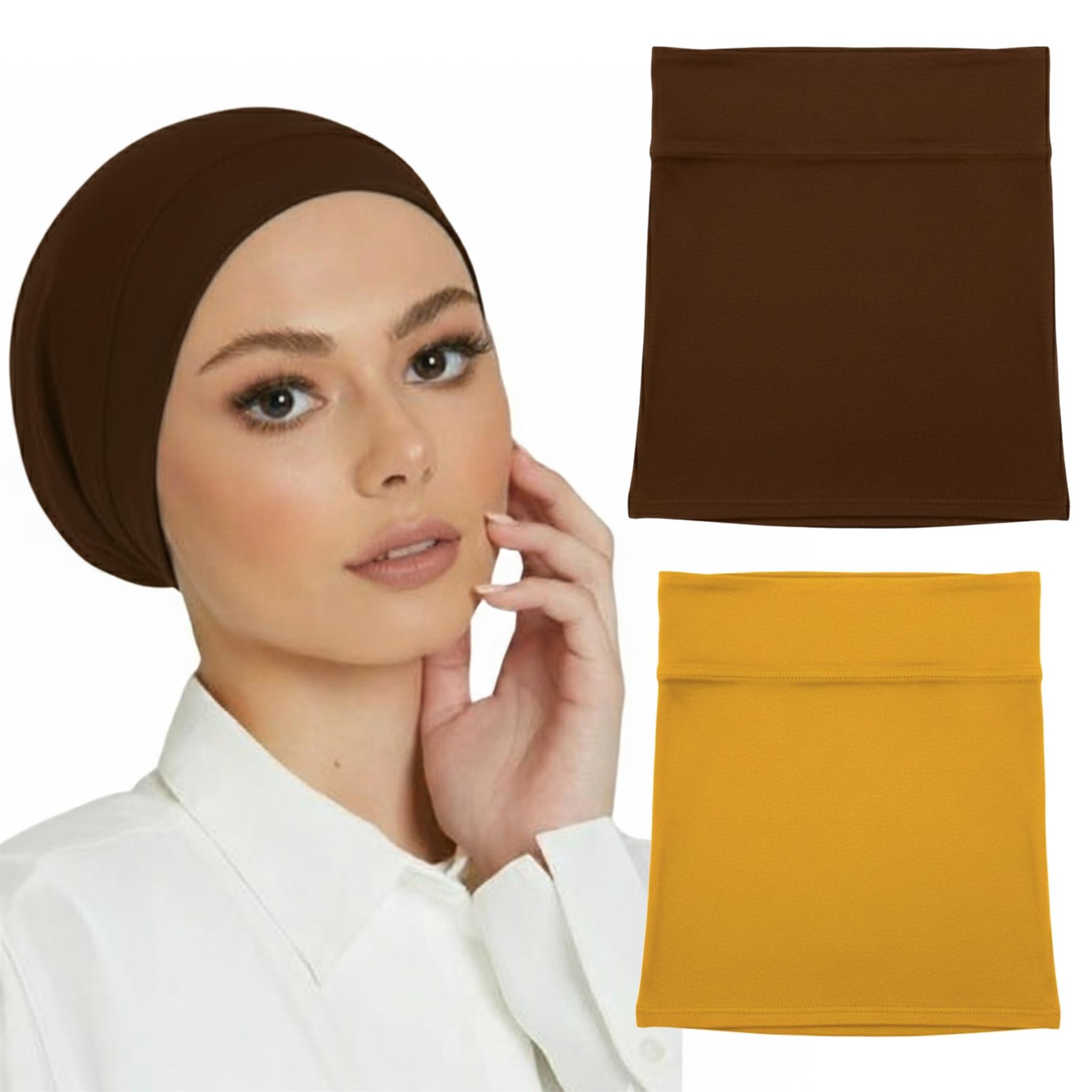 Premium Hijab Zubehör für muslimische Frauen Hijab Cap Pins Magnete Scrunchies - Bild 12 von 56