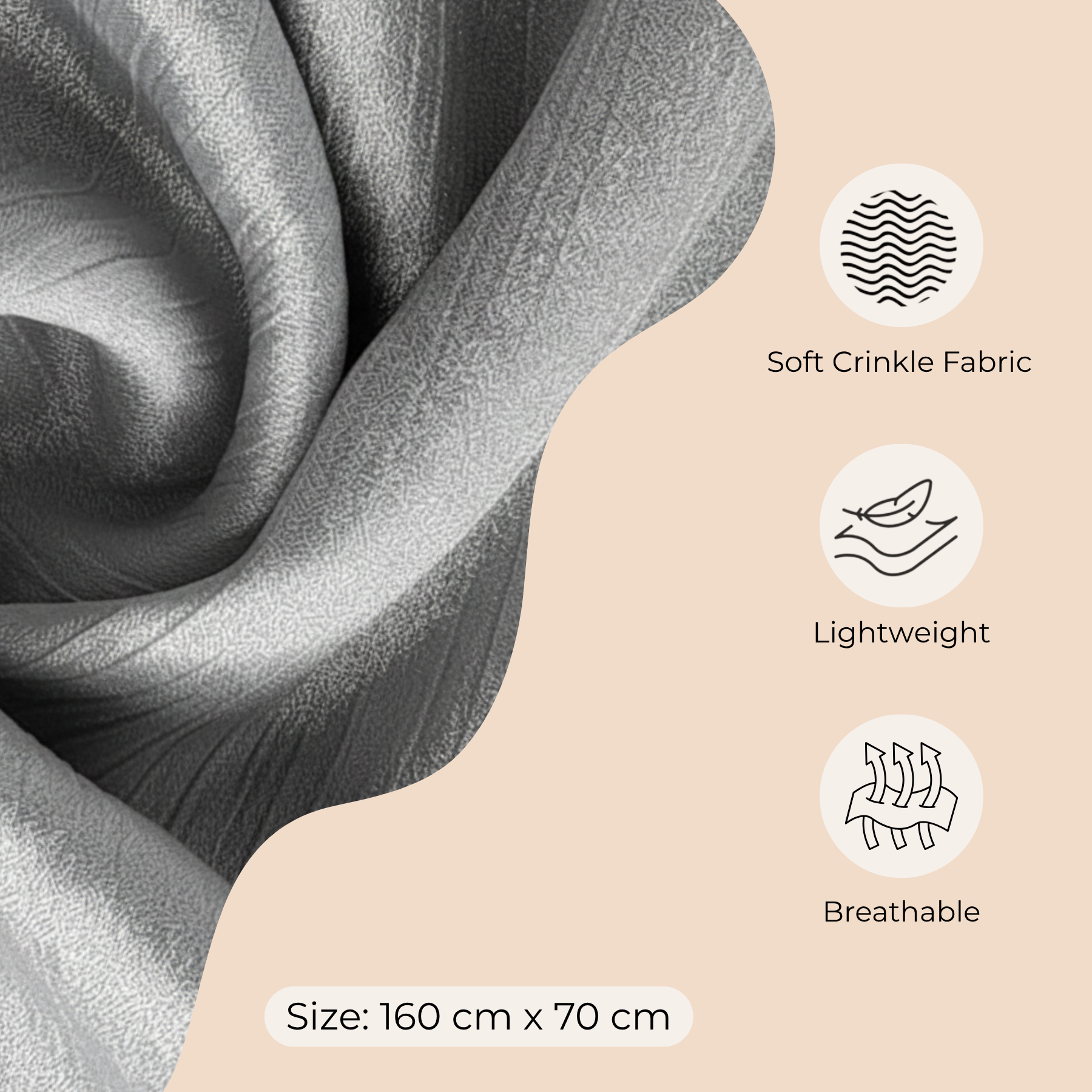 Womens Paper Silk Hijab Satin Silk Head Scarf Long Muslim Head Cover Wrap Shawl - Picture 54 of 99