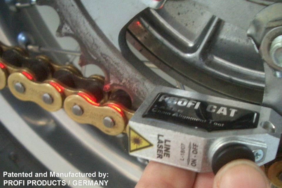 Profi Line Laser Motorcycle Chain Belt Alignment Tool 4027168400202 eBay