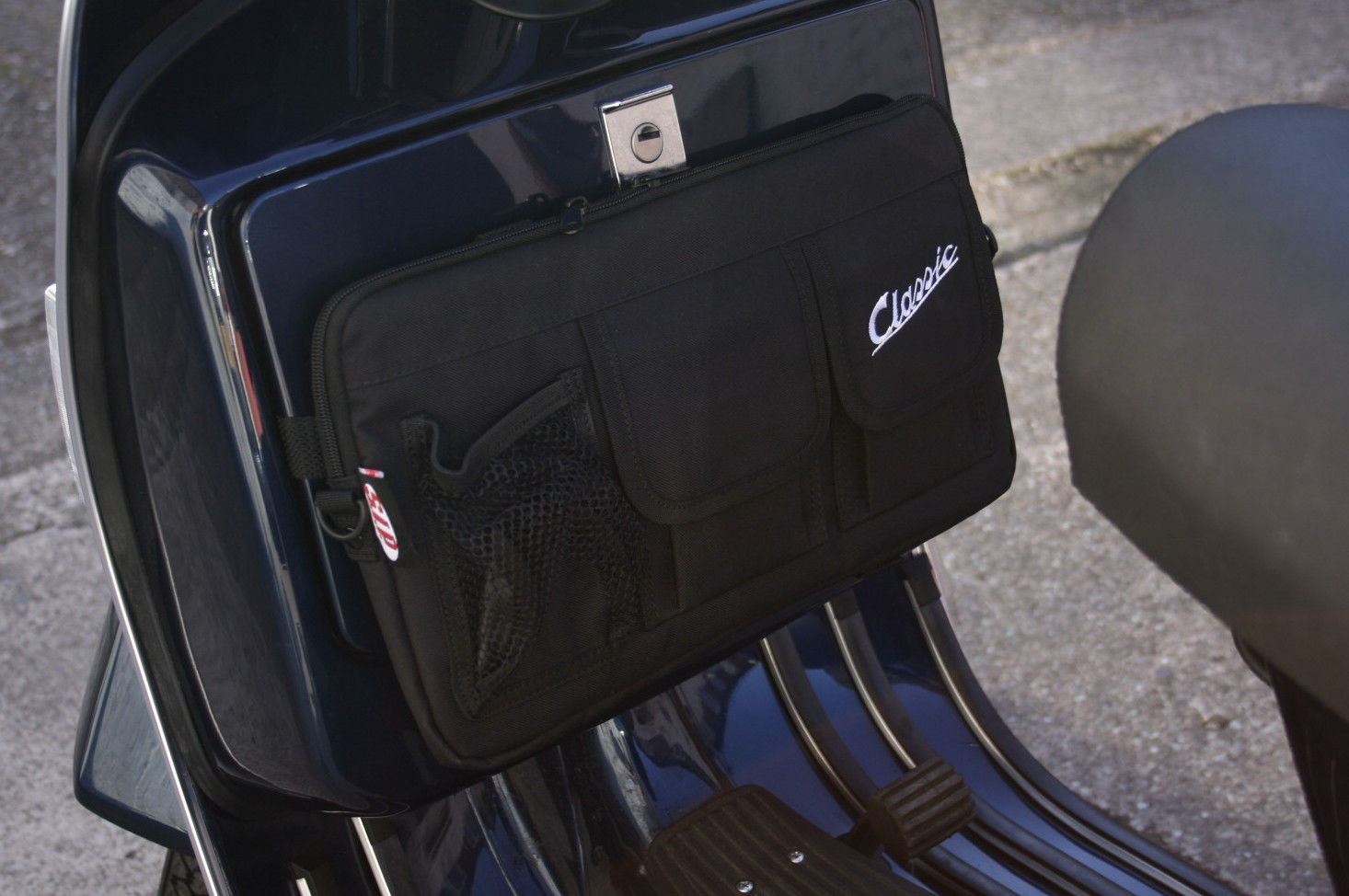 Classic Vespa Glove Box Storage Bag Tool Kit Black PX GTS ET LX eBay