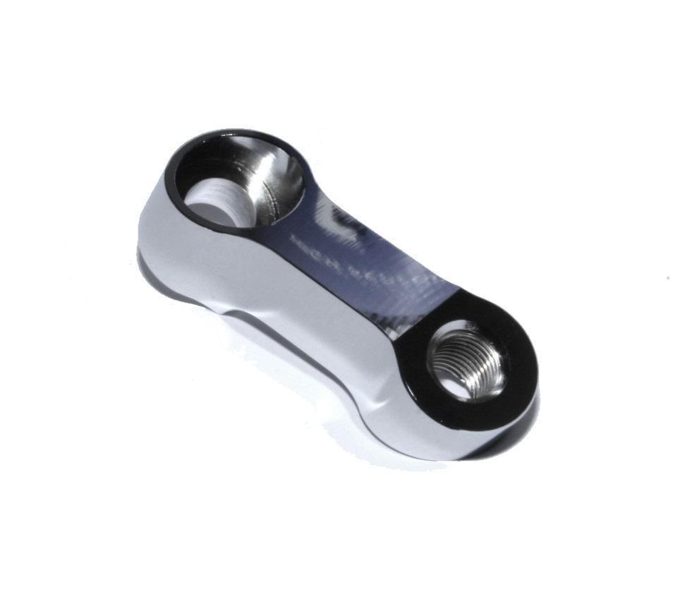 Moto Miroir Extension Chrome 10mm Filetage à droite Paire