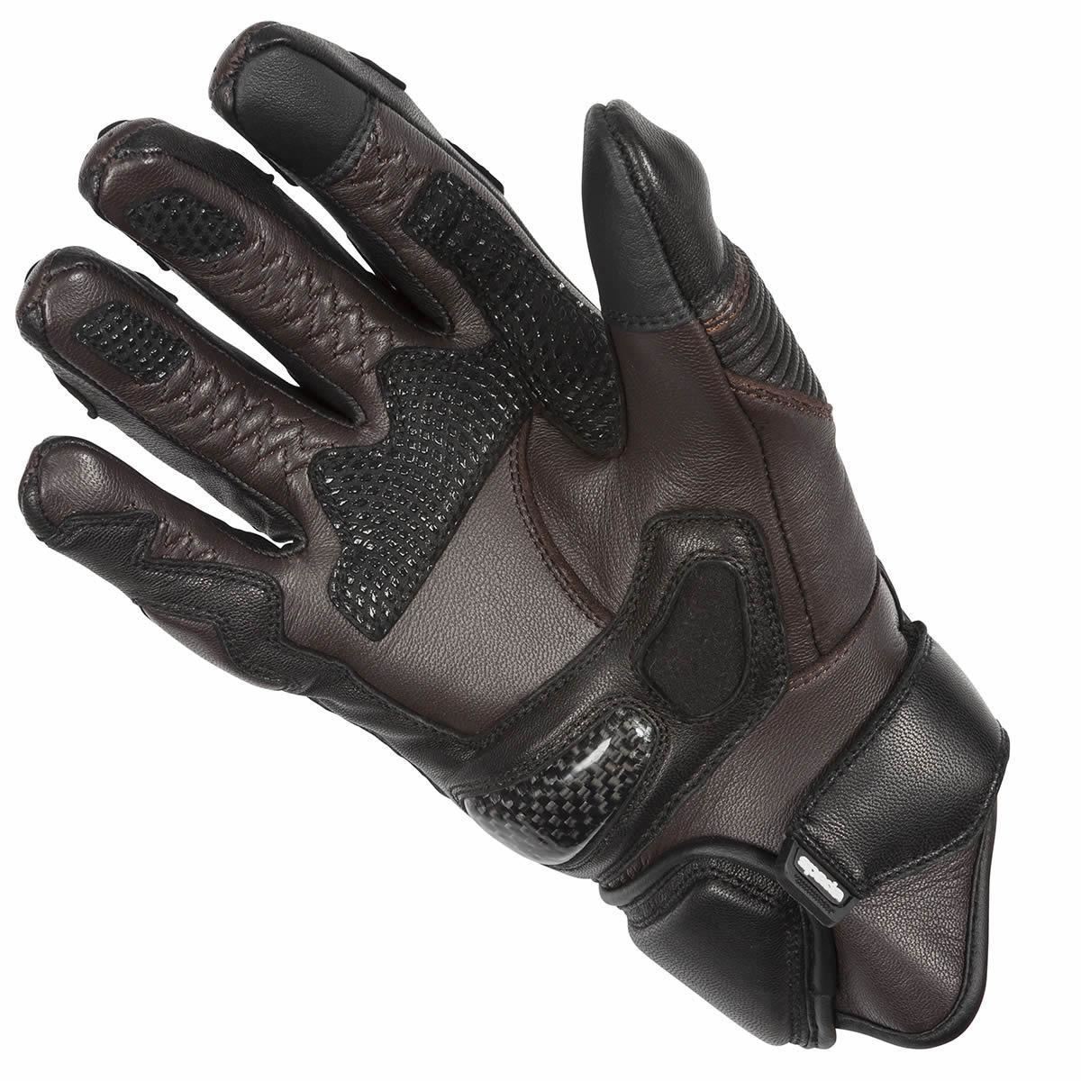 Spada Sled Dog Leather Motorcycle Gloves Brown Touring Armoured eBay