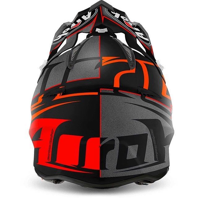 Airoh Aviateur 22 Tout Terrain Casque Moto Tuning Rouge