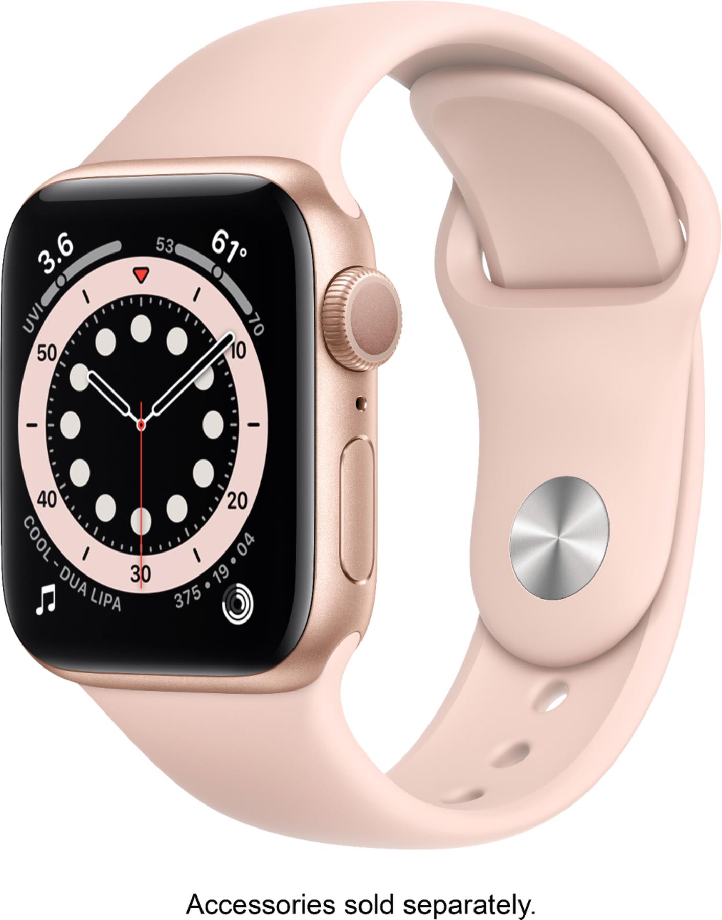 Apple Watch Series 6 40mm Aluminum Sports Band GPS + Cellular Excellent - Picture 3 of 6