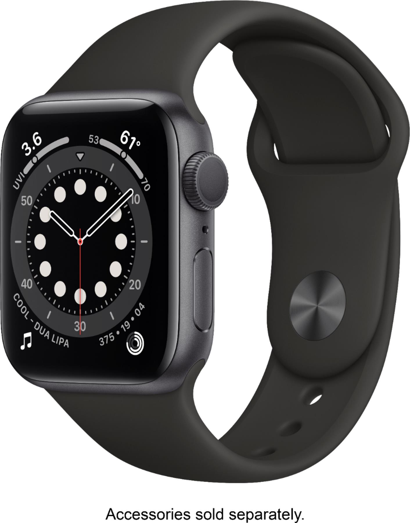 Apple Watch Series 6 40mm Aluminum Sports Band GPS + Cellular Excellent - Picture 6 of 6