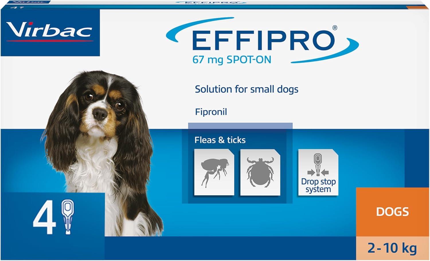 Spot On Flea Treatment AVM-GSL For Pets Cats & Dogs 4 Pipettes With Fipronil - Picture 18 of 61