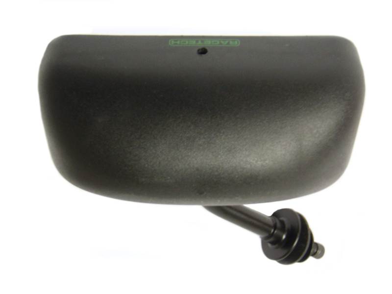 Black//Flat Glass// Left Hand Racetech Universal Single Seater Handed Rear Mirror