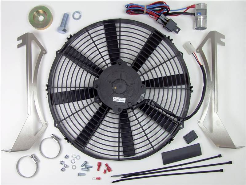 Revotec Electronic Cooling Fan Conversion Kit Triumph TR5, TR6 Negative