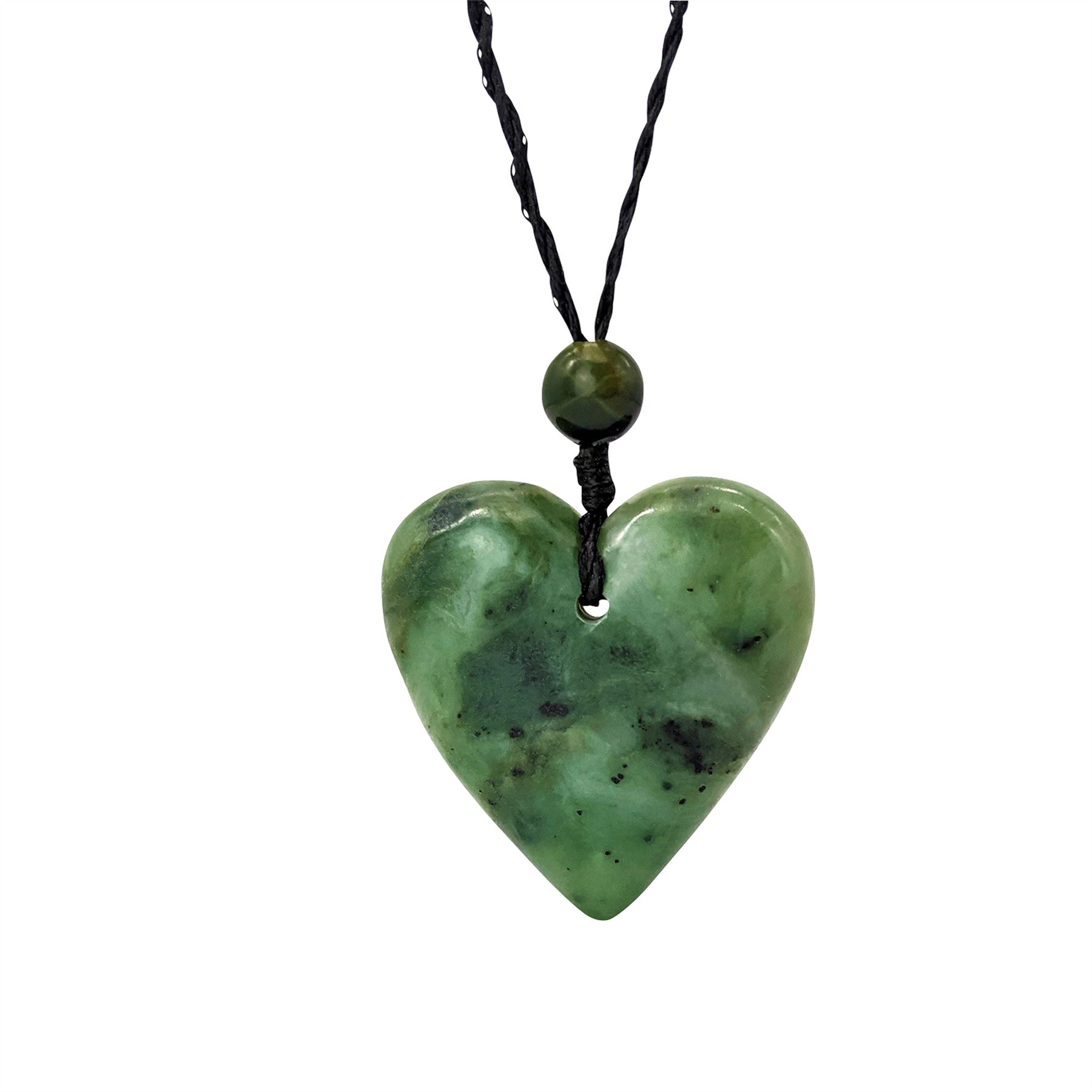 Collier Pendentif Maori En Jade Néphrite Verte Sculpté - 81stgeneration - Longueur 84cm