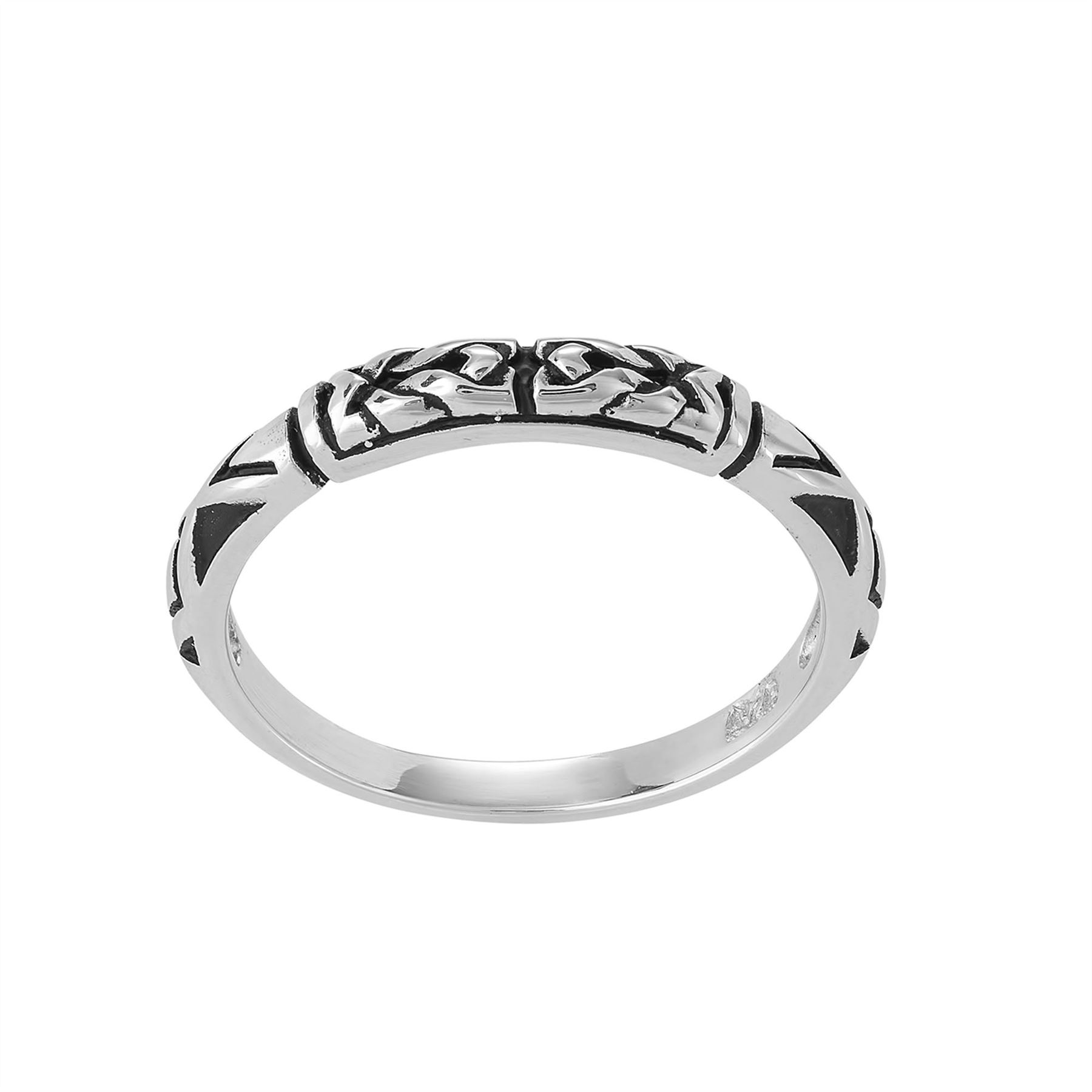 Silverly Anelli da Pollice in Corda di Bali da 9mm per Donne e Uomini | Anelli Massicci in Argento Sterling 925 | Fascia Larga per Uomo | Disegno a Volute | Anello