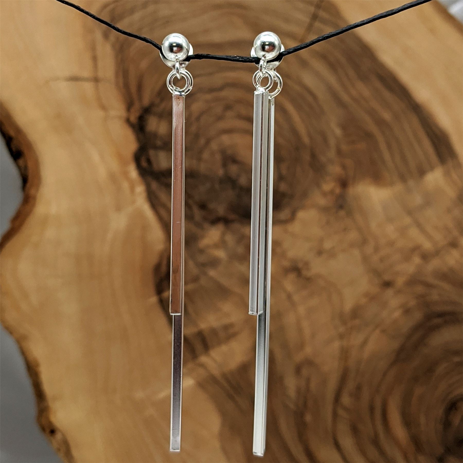Silverly Orecchini Pendenti a Cerchio Intrecciato in Argento Sterling | Eleganti Orecchini a Doppio Cerchio in Argento 925 per Donna | Gioielli Geometrici Classici e Moderni