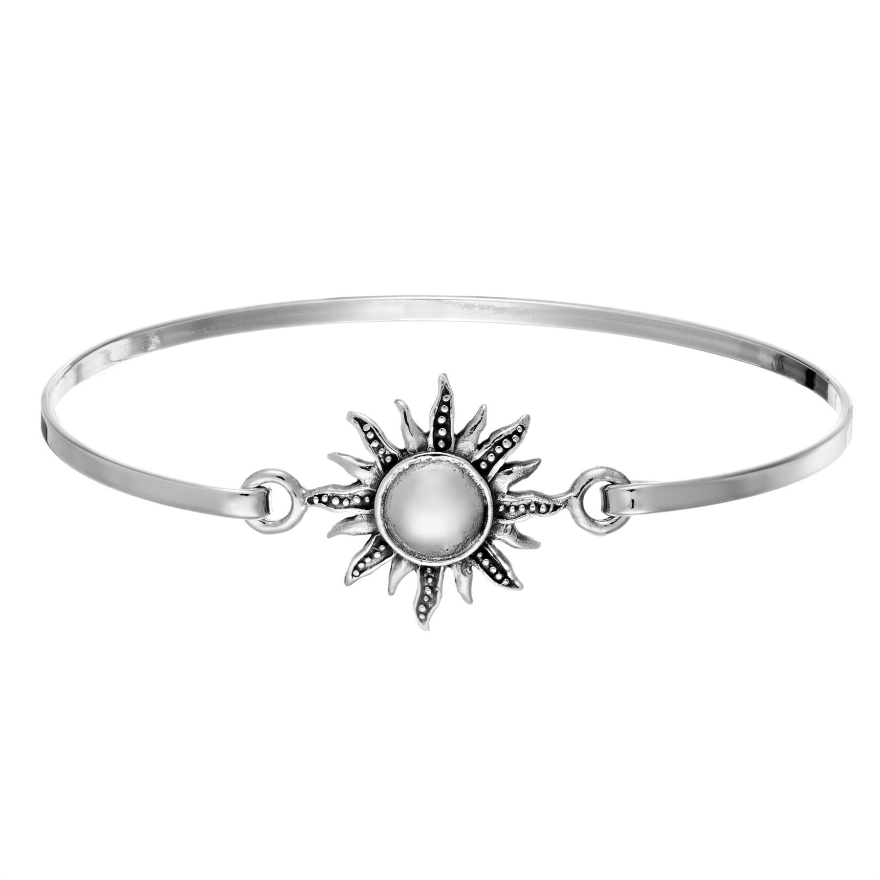 PRY シュウト Silver Hook Bangle [narrow] Sterling Silver Bangle With Hook Clasp 925 Thin Elegant