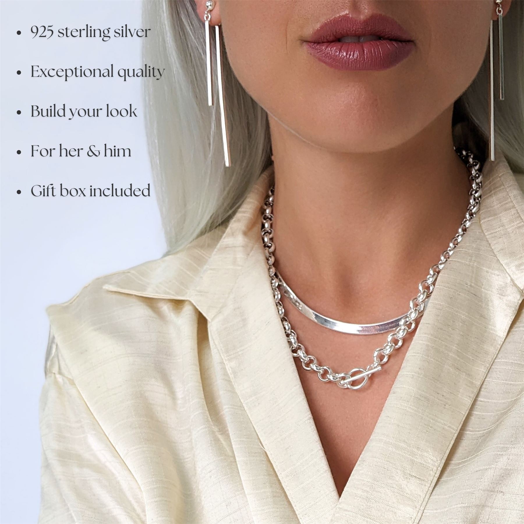 Collana Di Ametista Collana D'argento Sterling Collana - Italia - Foto 7