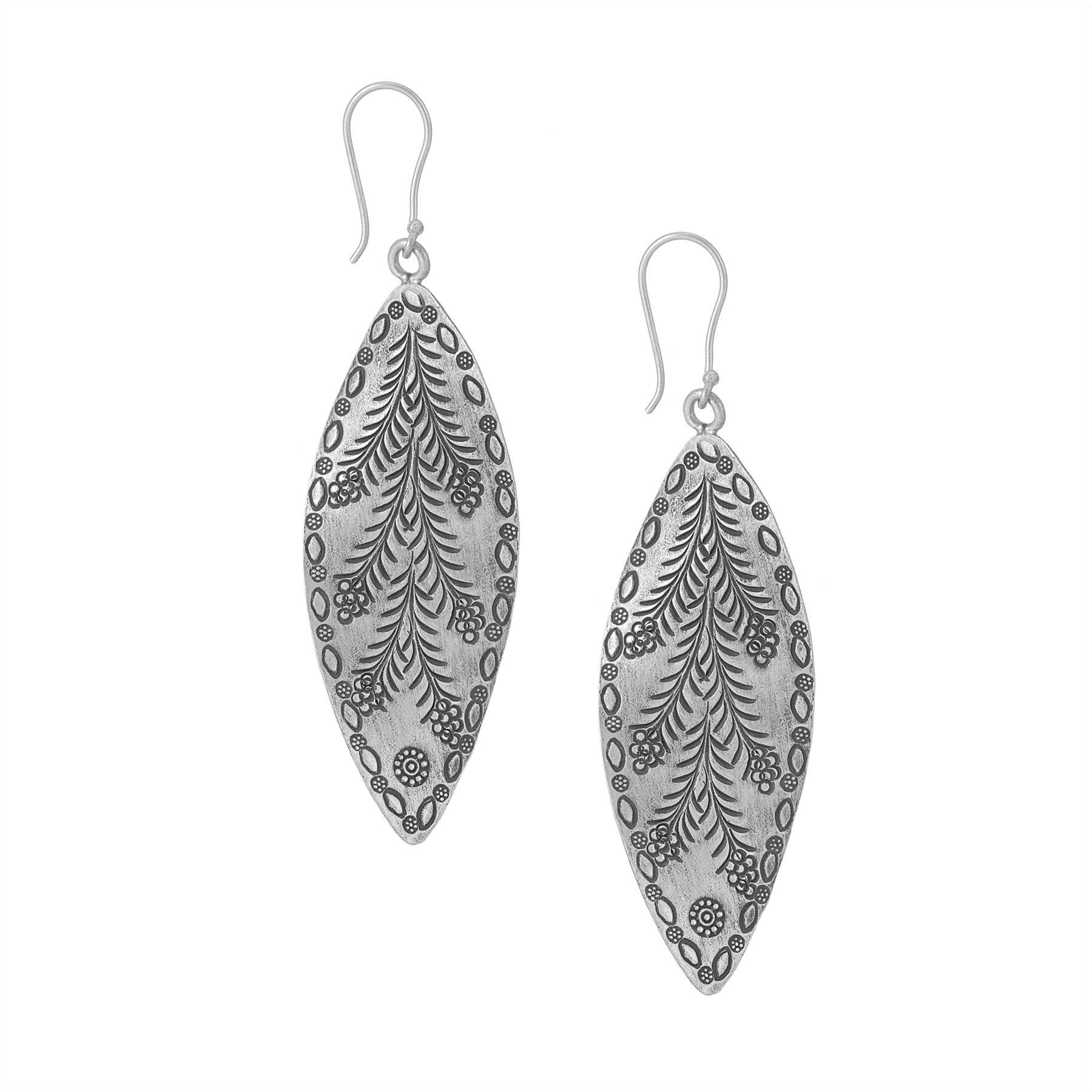 81stgeneration Orecchini Donna Argento Fine 999 17 mm Tribal Karen Hill Tribale Conchiglia Spirale