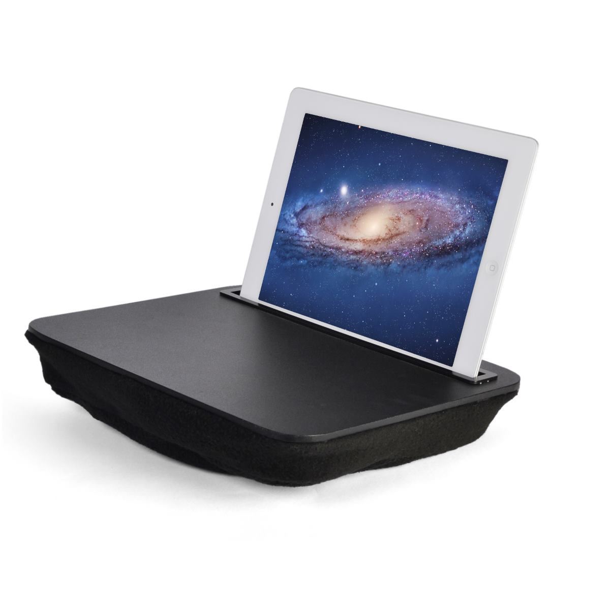 iTray Lap Desk iBed Black iPad Universal Tablet eReader Microbead Cushion Stand eBay