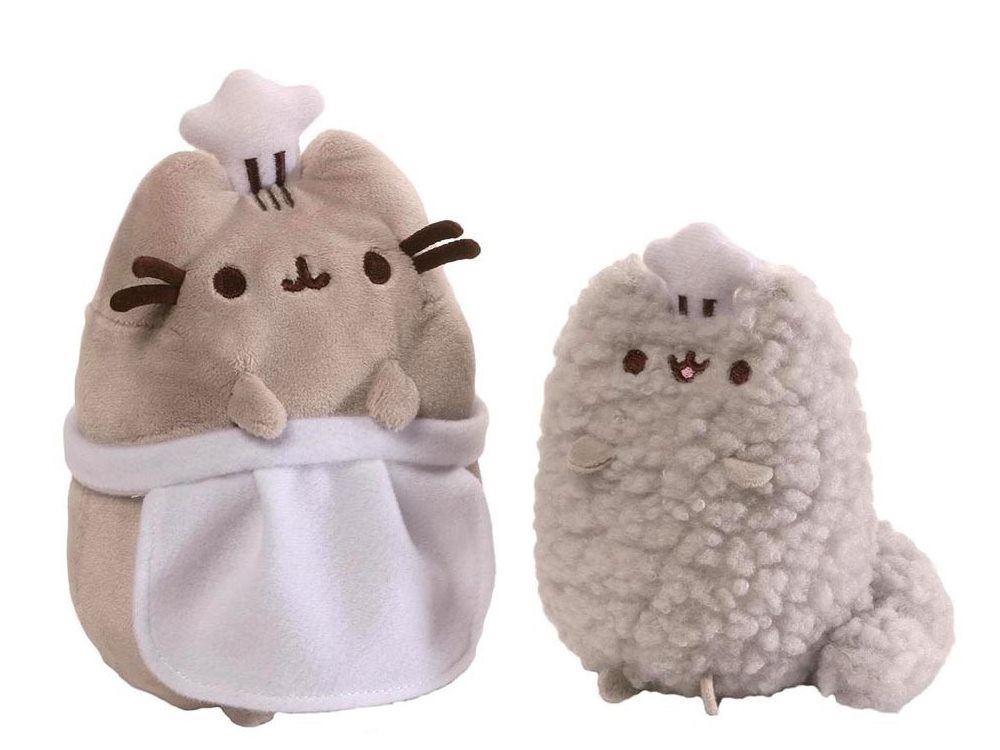 Pusheen the Cat and Stormy Baking Chef Collector Plush Cuddly Toy Set