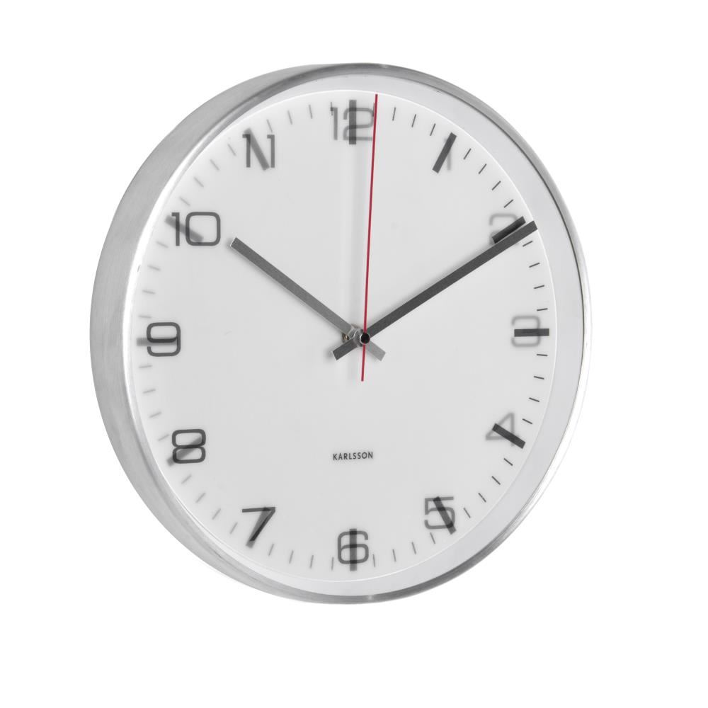 Karlsson Hologram Wall Clock Stylish Modern Contemporary Aluminium