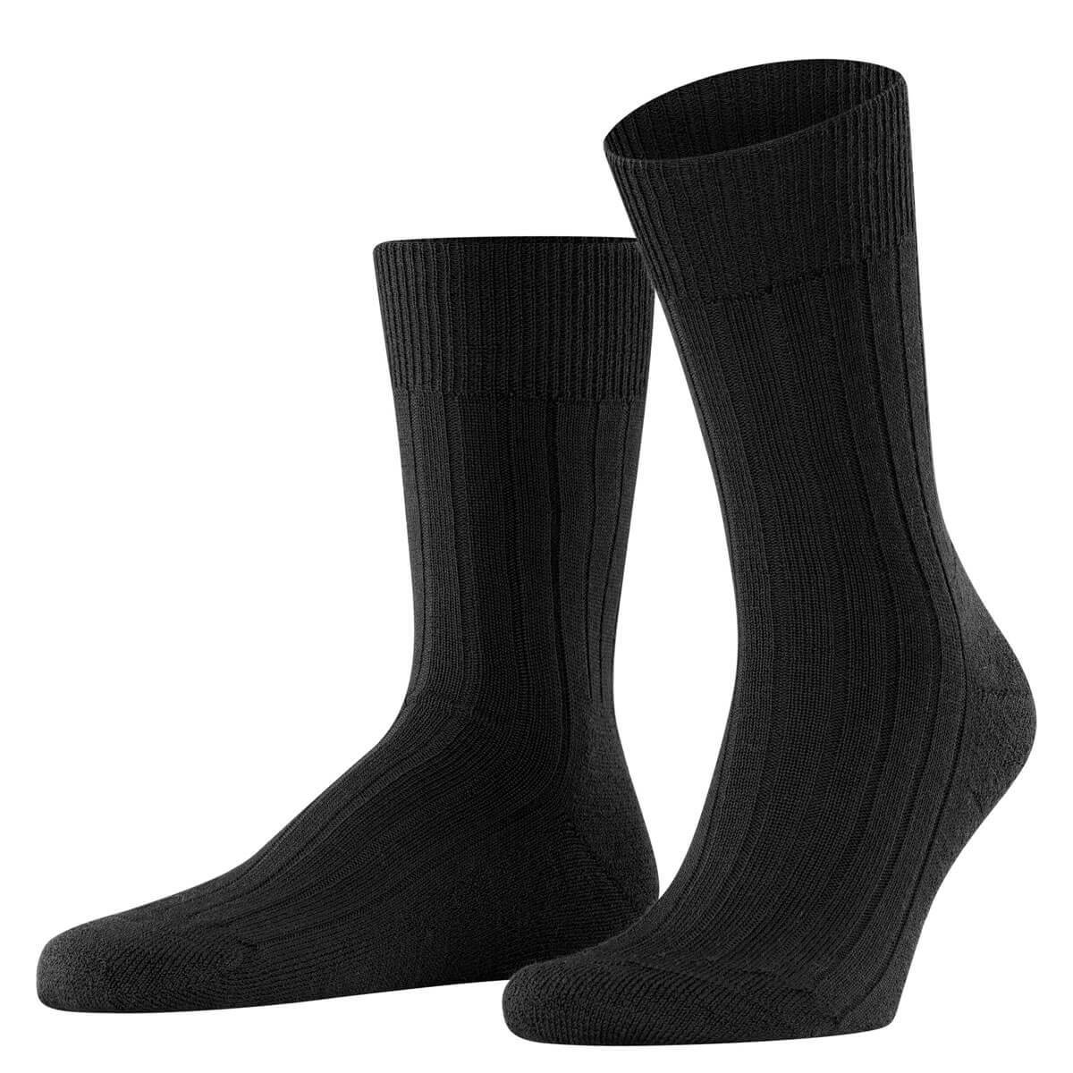 Falke Teppich Im Schuh Think Ribbed Merino Wool Mens Socks - Picture 3 of 6