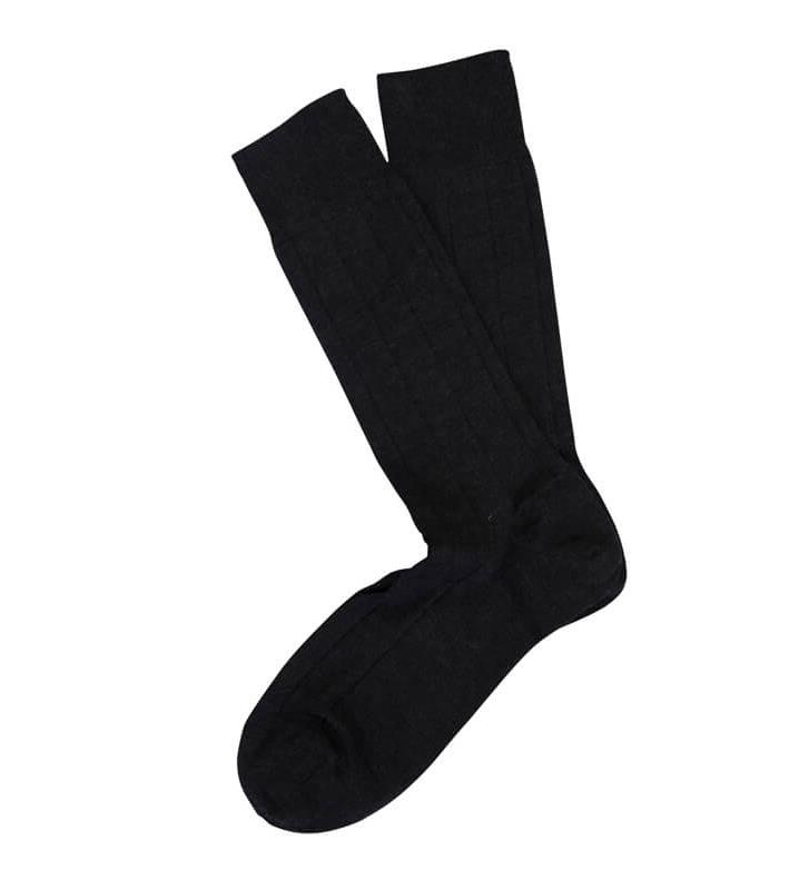 Marcoliani Italian Cashmere & Silk Ribbed Mens Socks - Picture 3 of 7