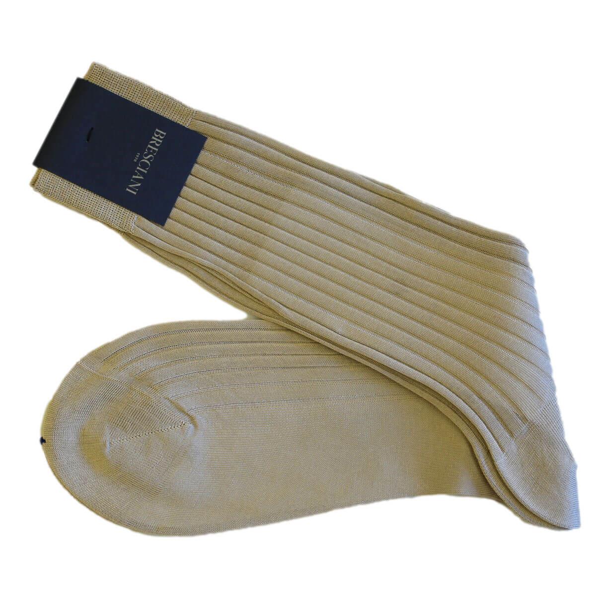 Bresciani Classic Ribbed Mercerised Fine Cotton Mens Socks - Bild 10 von 10