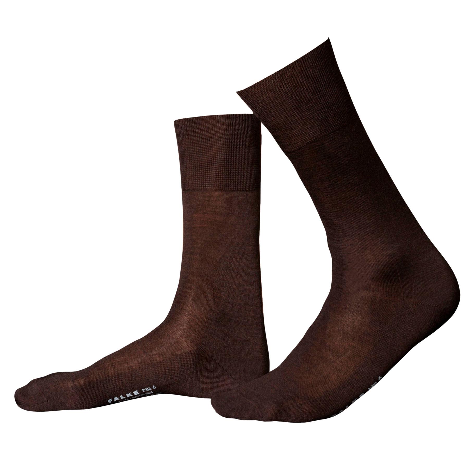 Falke No 6 Finest Wool & Silk Luxury Mens Socks - Picture 5 of 8