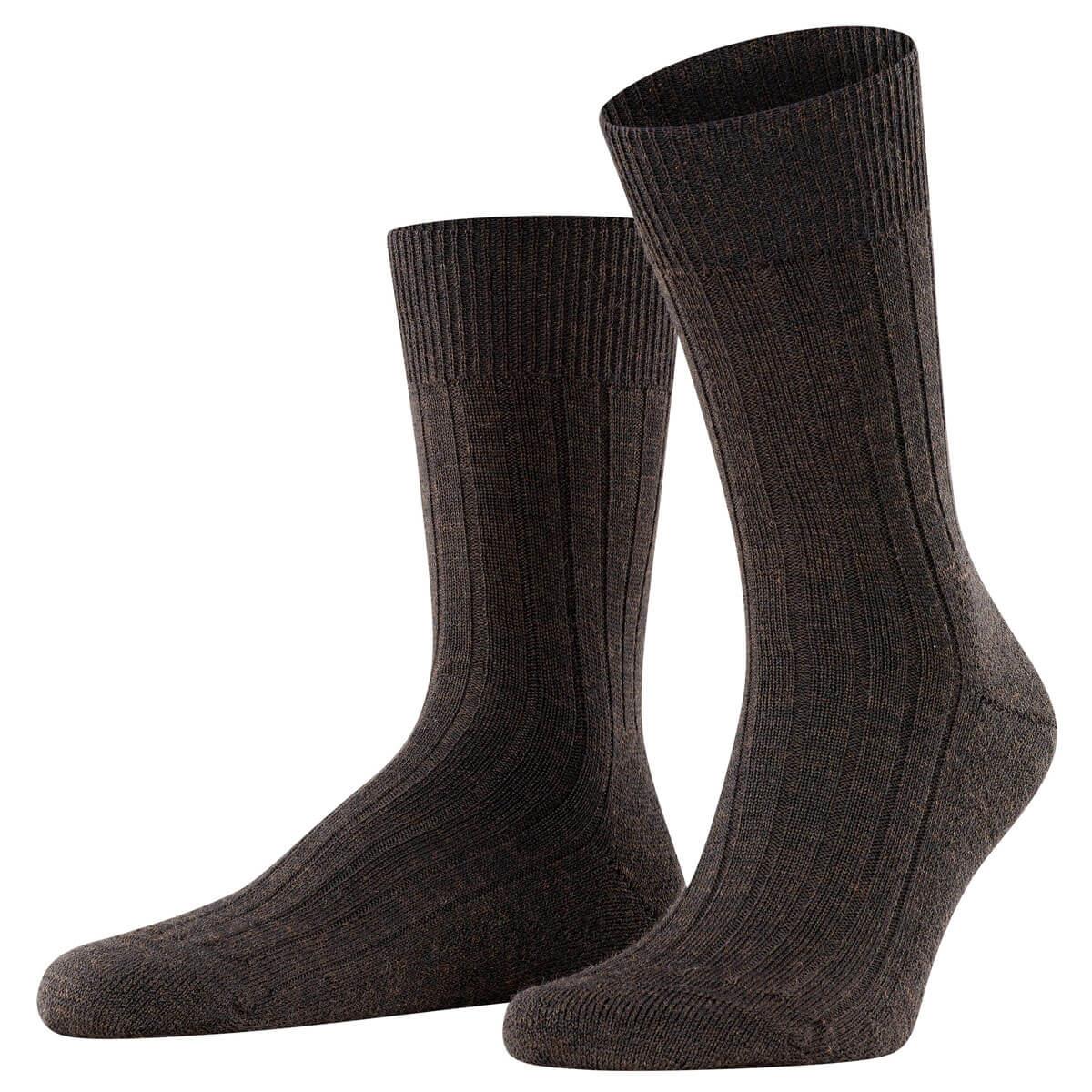Falke Teppich Im Schuh Think Ribbed Merino Wool Mens Socks - Picture 4 of 6