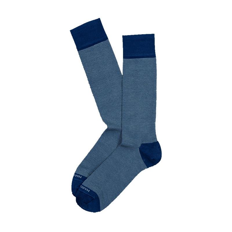 Marcoliani Birdseye Pima Cotton Italian Mid Calf Socks - Men - Picture 5 of 5
