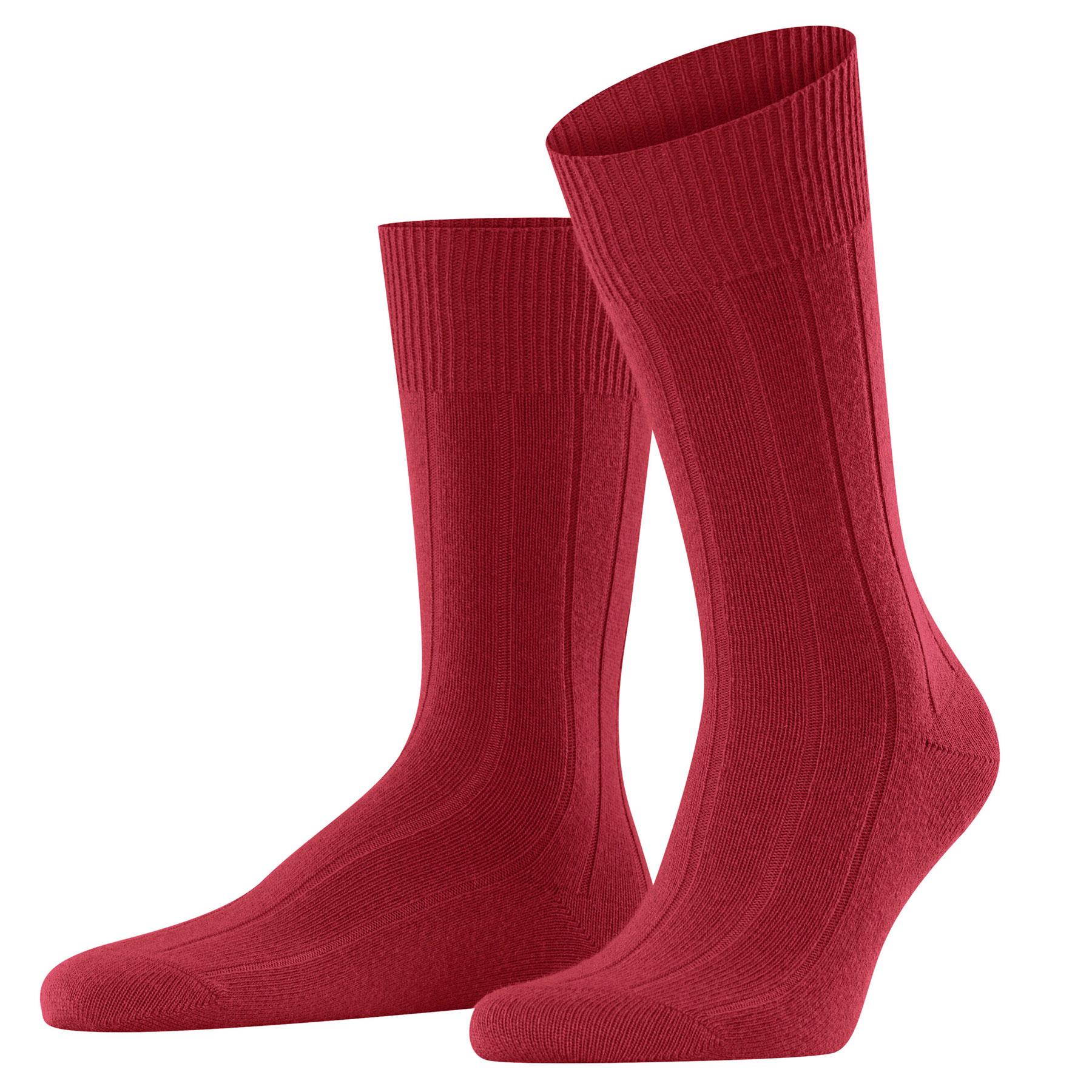 Calze Falke Lhasa Rib misto lana merino e cashmere fine - Uomo - Foto 7 di 12