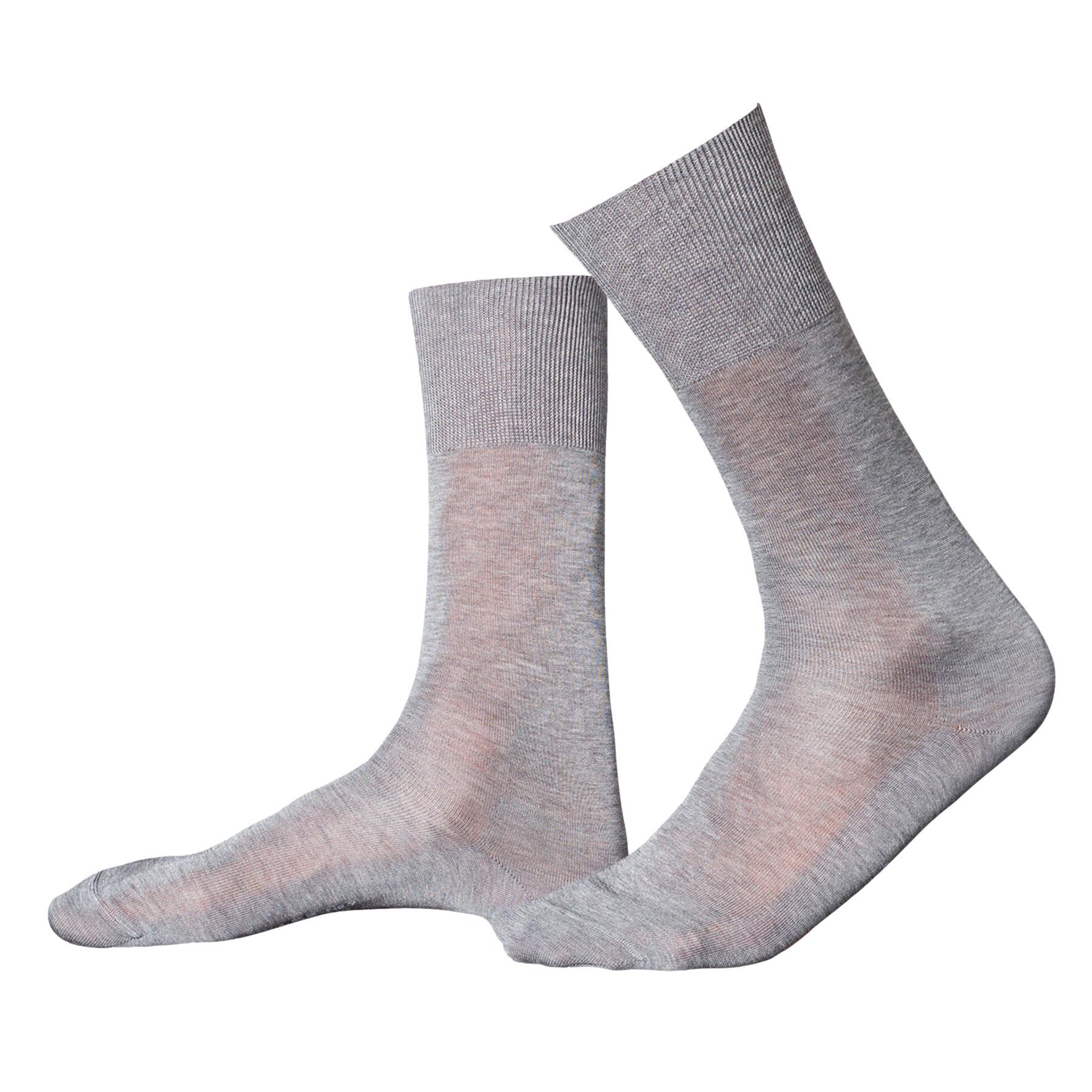 Falke No 9 Luxury Flat Knit Mens Cotton Socks - Picture 8 of 10
