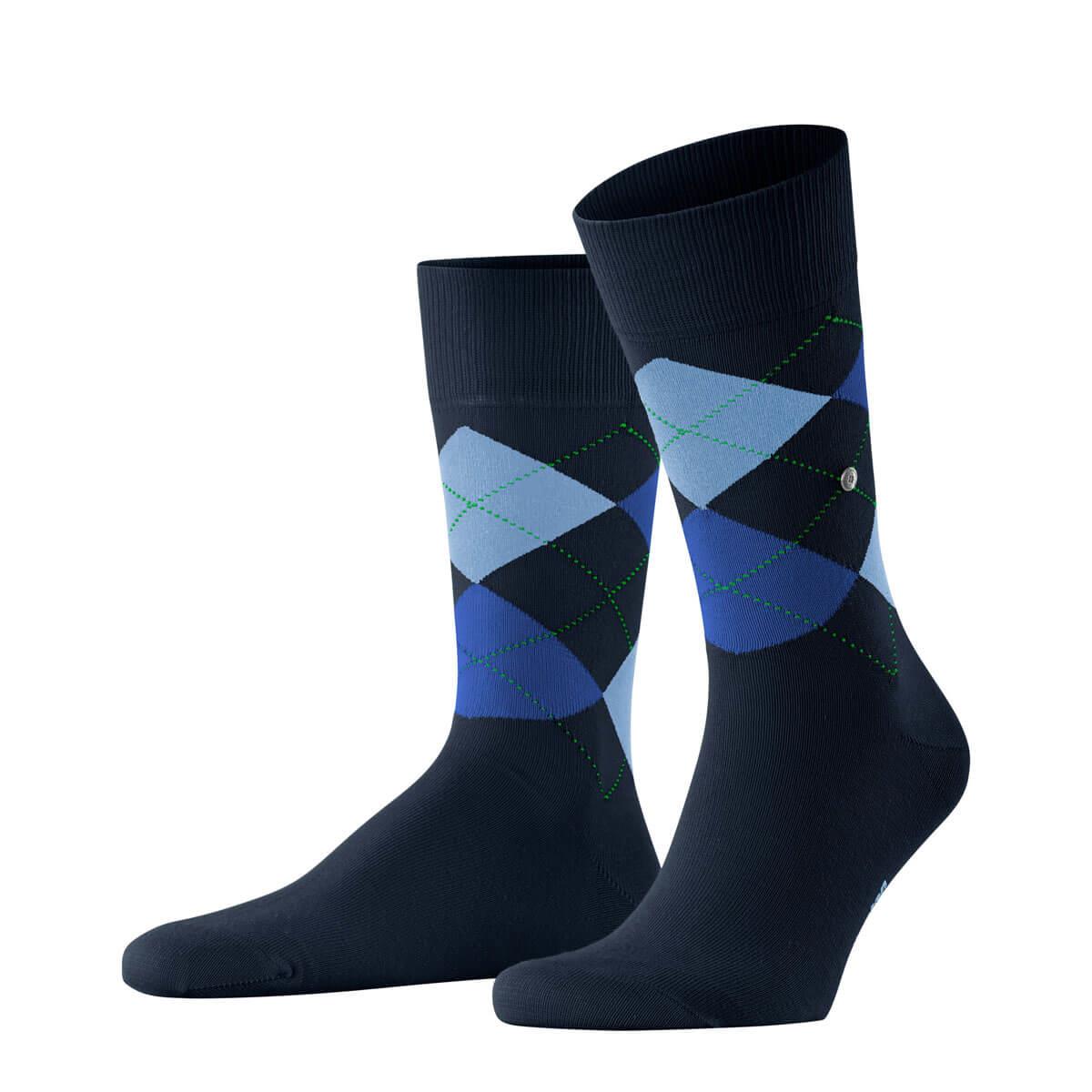 Burlington halbhohe Argyle King-Socken aus Bio-Baumwolle - Herren - Bild 4 von 7