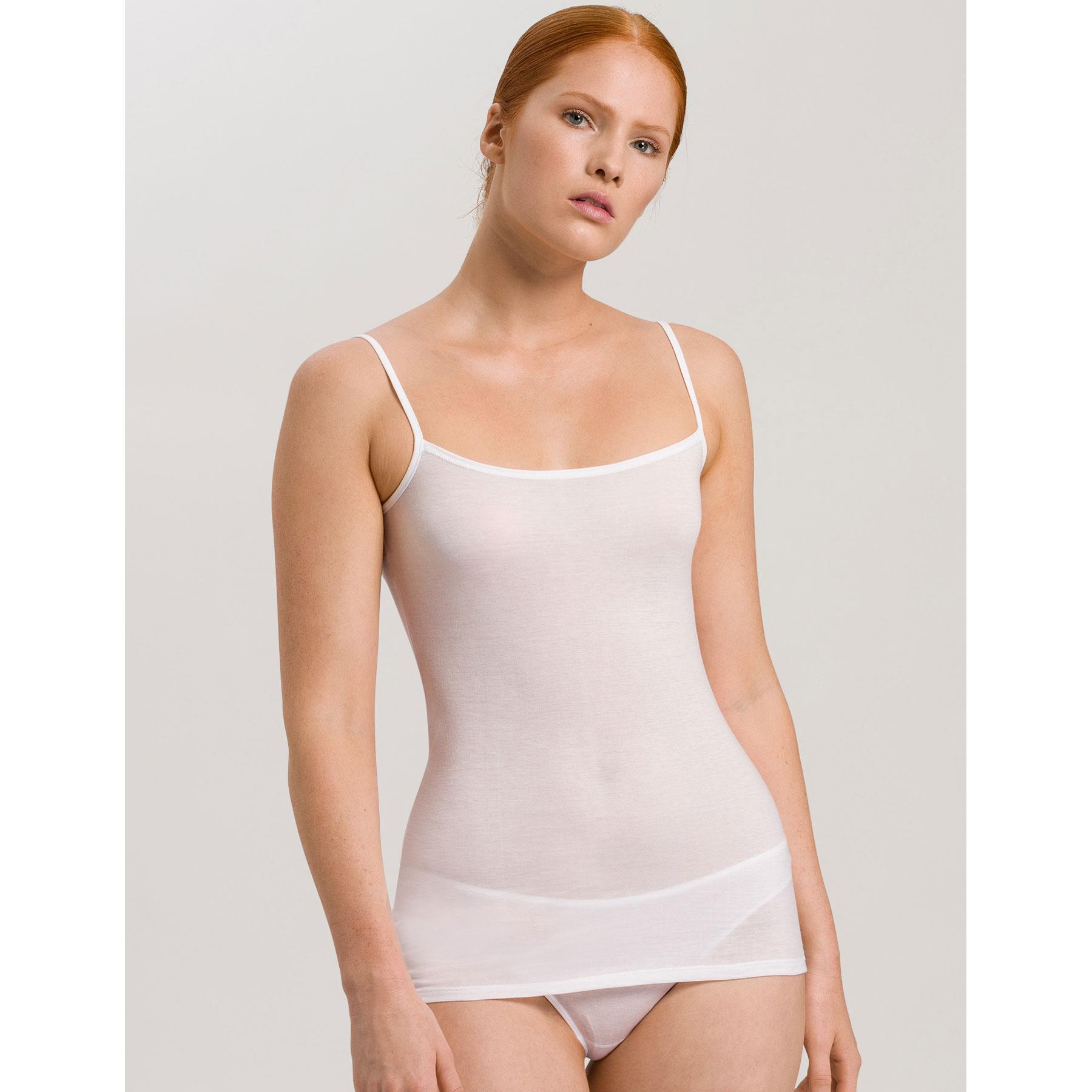 Top camisola de algodón espagueti ultraligero Hanro - Mujer - Imagen 5 de 5