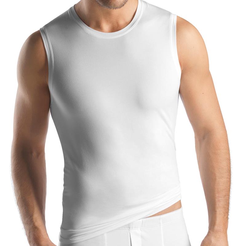 Hanro Egyptian Cotton Superior Vest Tank Top - Men - Picture 2 of 2