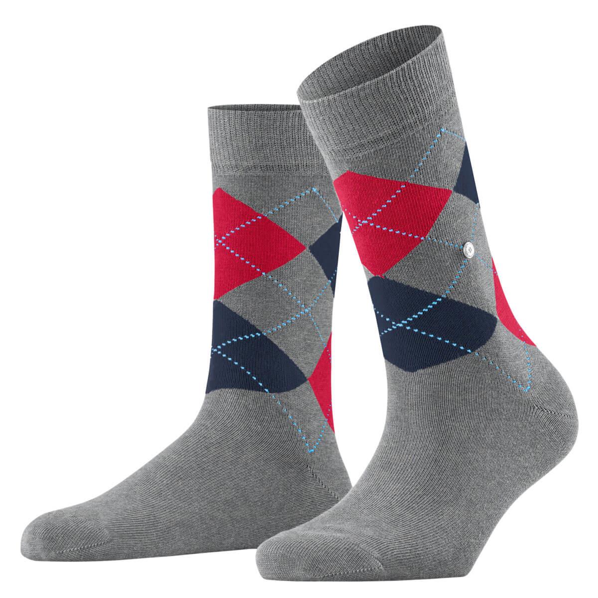 Burlington Soft Combed Cotton Argyle Queen Socks - Women's - Picture 8 of 8