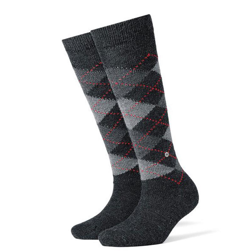 Burlington Whitby Knee High Argyle Extra Soft Acrylic Socks - Women's - Picture 2 of 9