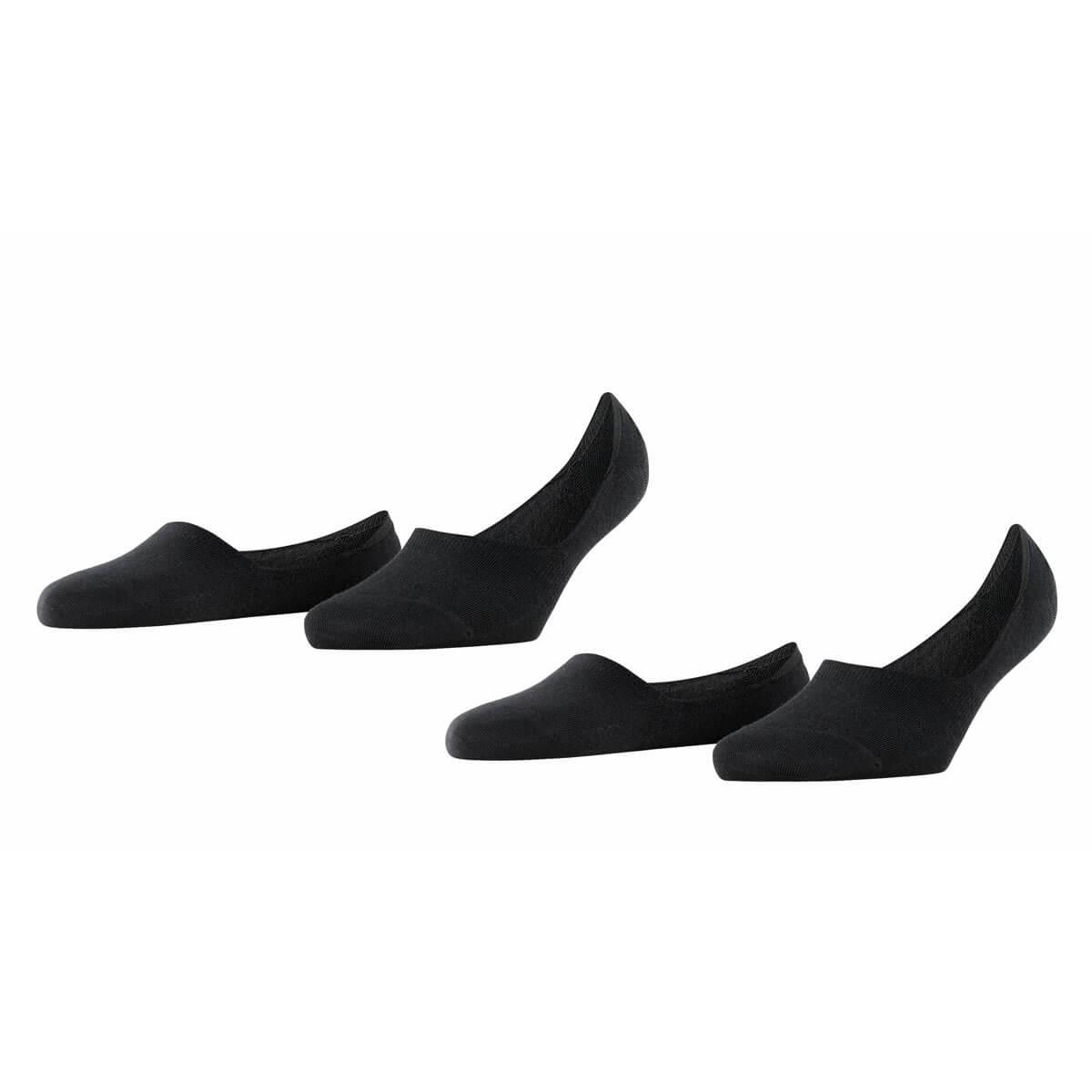 Burlington Everyday Cotton Line Footlet Invisible Socks - 2 Pack - Women - Picture 2 of 6
