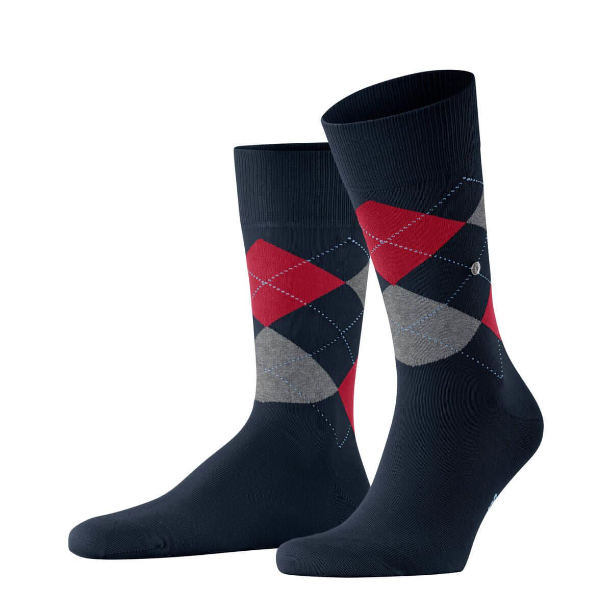 Burlington halbhohe Argyle King-Socken aus Bio-Baumwolle - Herren - Bild 5 von 7