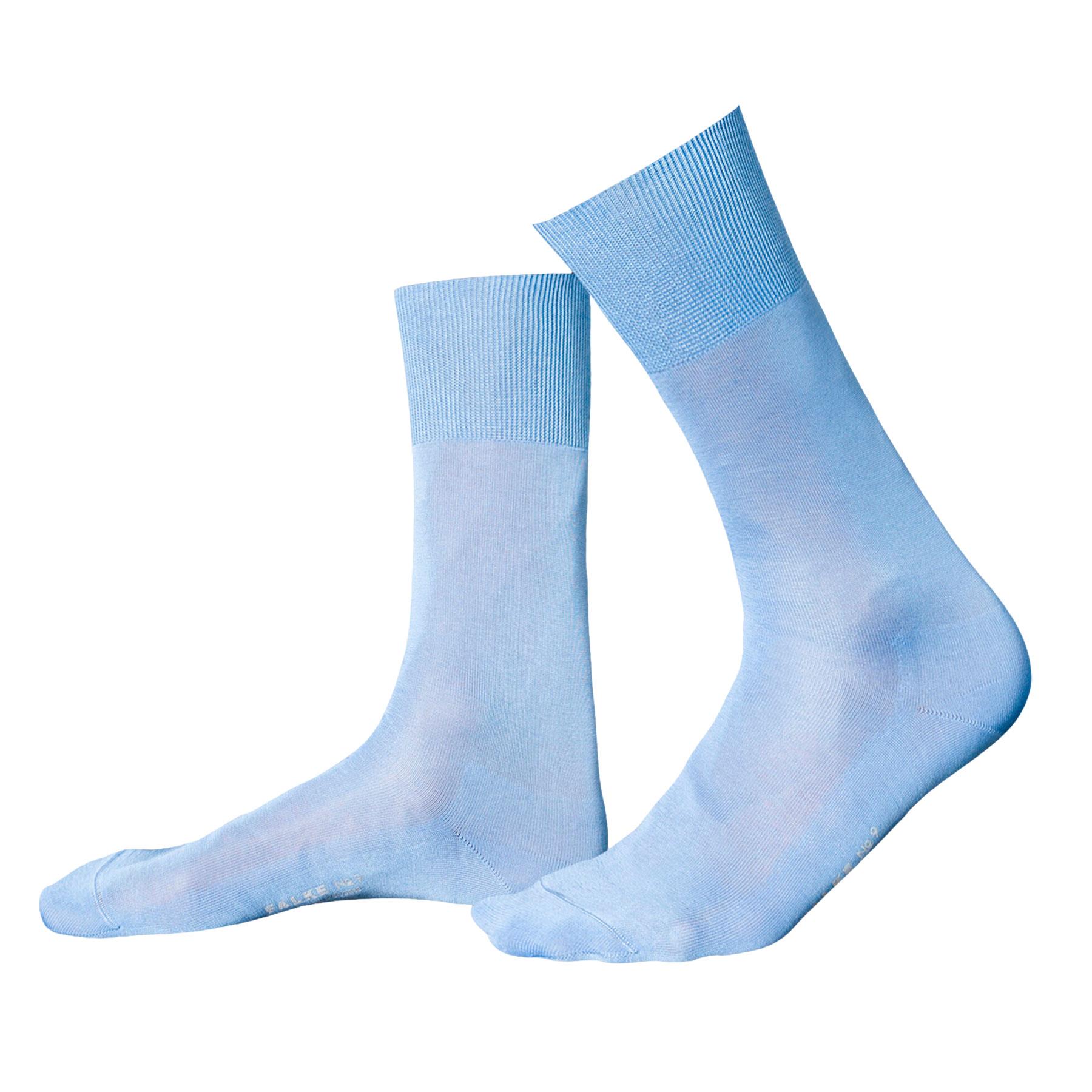 Falke No 9 Luxury Flat Knit Mens Cotton Socks - Picture 5 of 10
