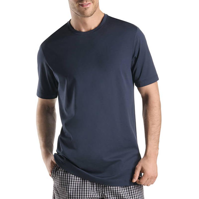 Hanro Night & Day Cotton Jersey T Shirt Short Sleeve Top - Men - Picture 2 of 3