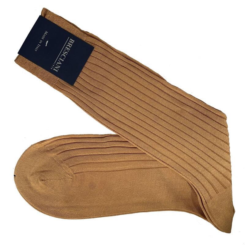 Bresciani Classic Ribbed Mercerised Fine Cotton Mens Socks - Bild 2 von 10
