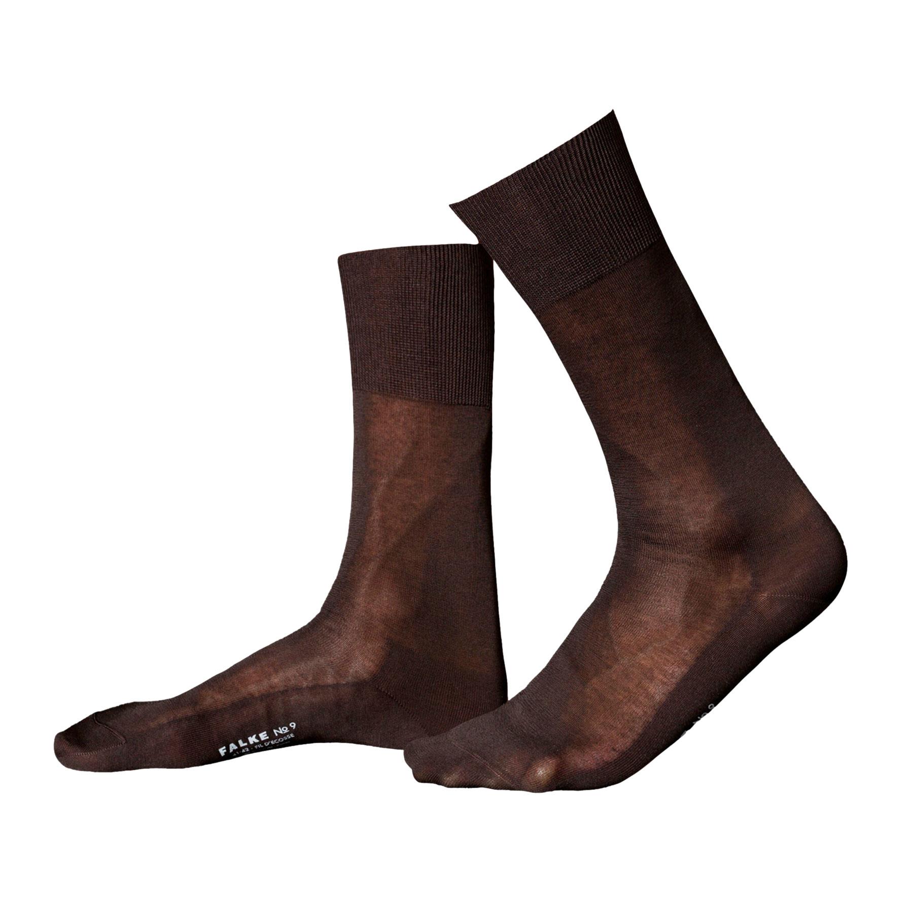 Falke No 9 Luxury Flat Knit Mens Cotton Socks - Picture 6 of 10