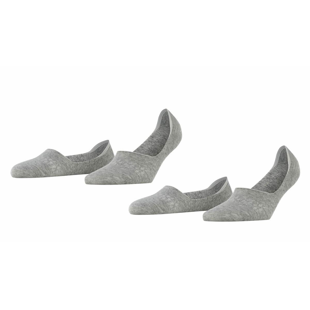 Burlington Everyday Cotton Line Footlet Invisible Socks - 2 Pack - Women - Picture 4 of 6